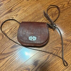 Italian leather crossbody bag (from Italy)